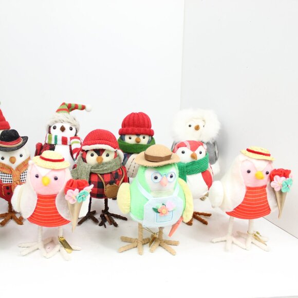 Wondershop Collectibles Friendly Friends Christmas Adorable Bird Decor Lot 12 - Picture 2 of 12